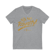 Load image into Gallery viewer, Abe We are Royalty Short Sleeve V-Neck Tee
