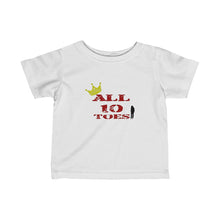 Load image into Gallery viewer, Abe 10 toes Infant Fine Jersey Tee
