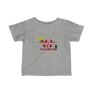 Abe 10 toes Infant Fine Jersey Tee